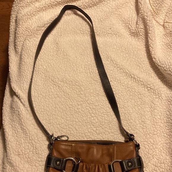 Clarks brown and tan purse - Picture 3 of 9